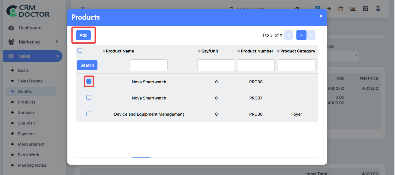 Add Products & Services 3