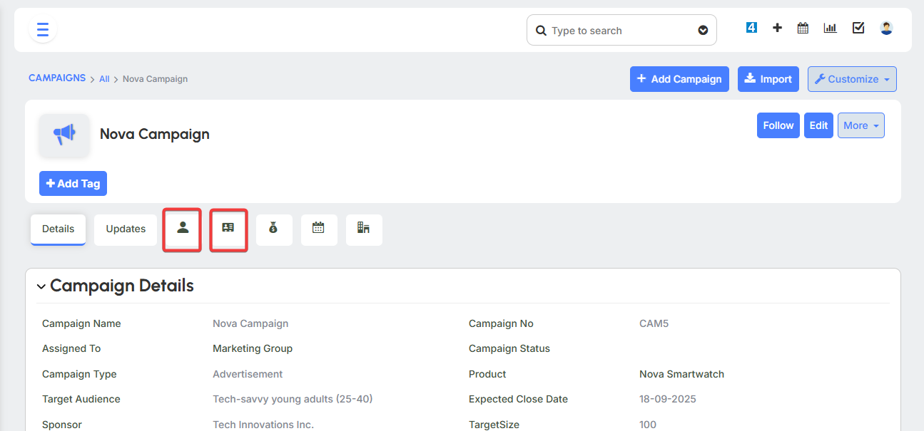 Add Leads to the Campaign 2