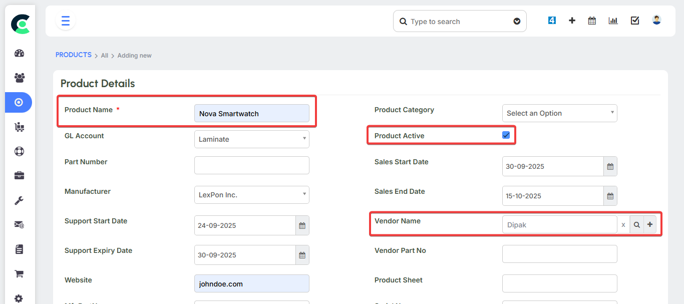 General Selling Price 2