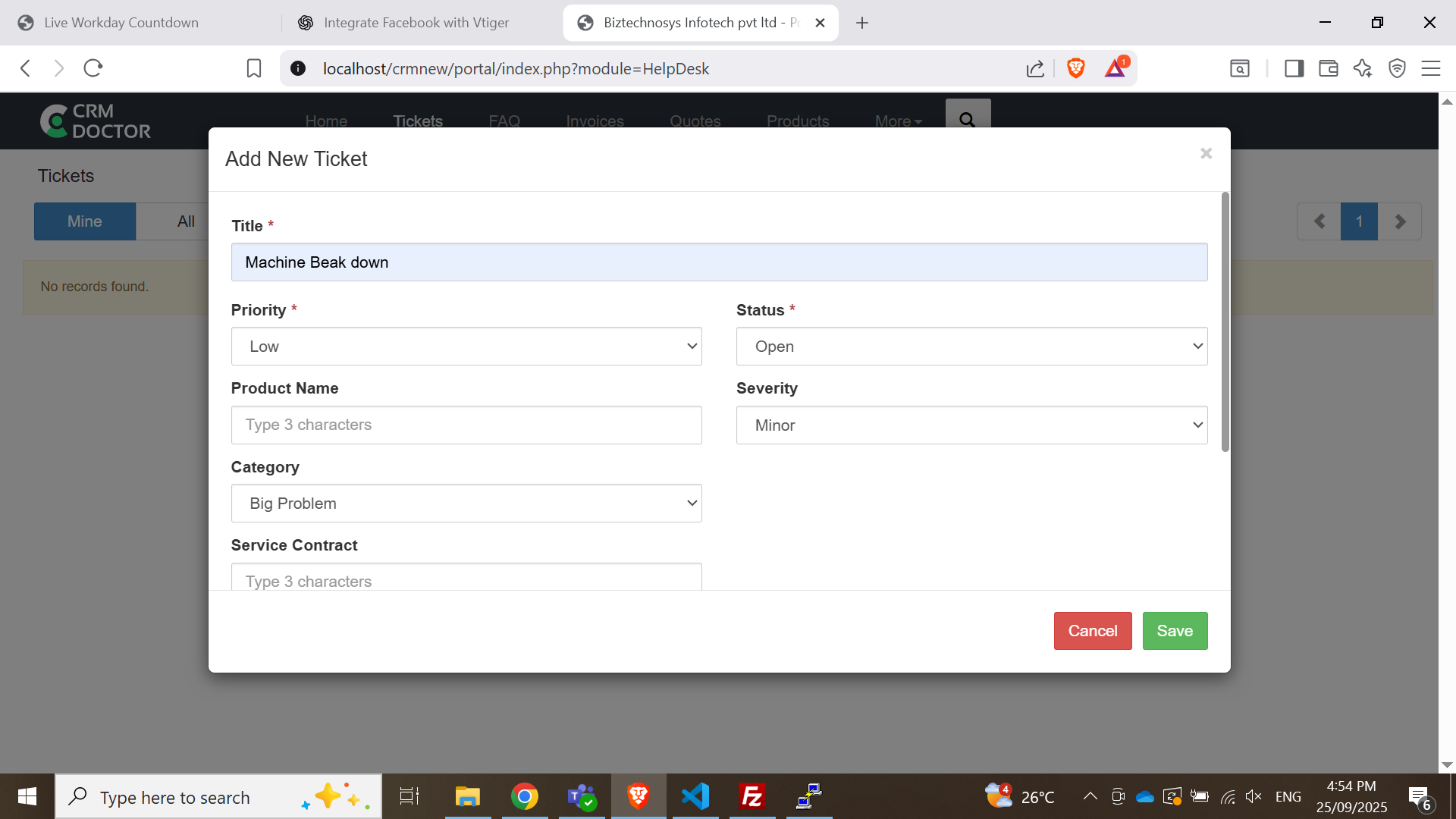 Ticket Creation and Tracking 2
